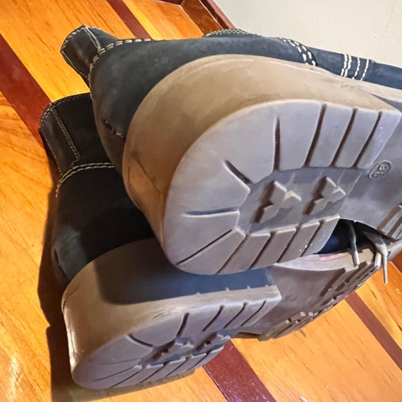 Vintage Leather lace up ankle boots - Picture 10 of 11